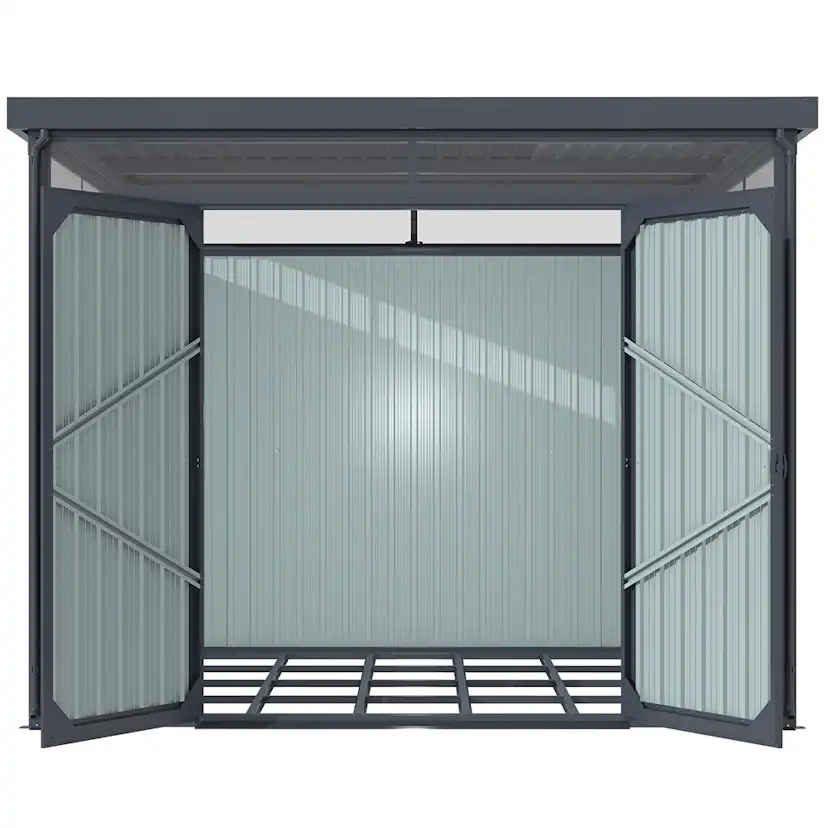 Växthus Metalcraft 24m² Stålram & Plastöverdrag