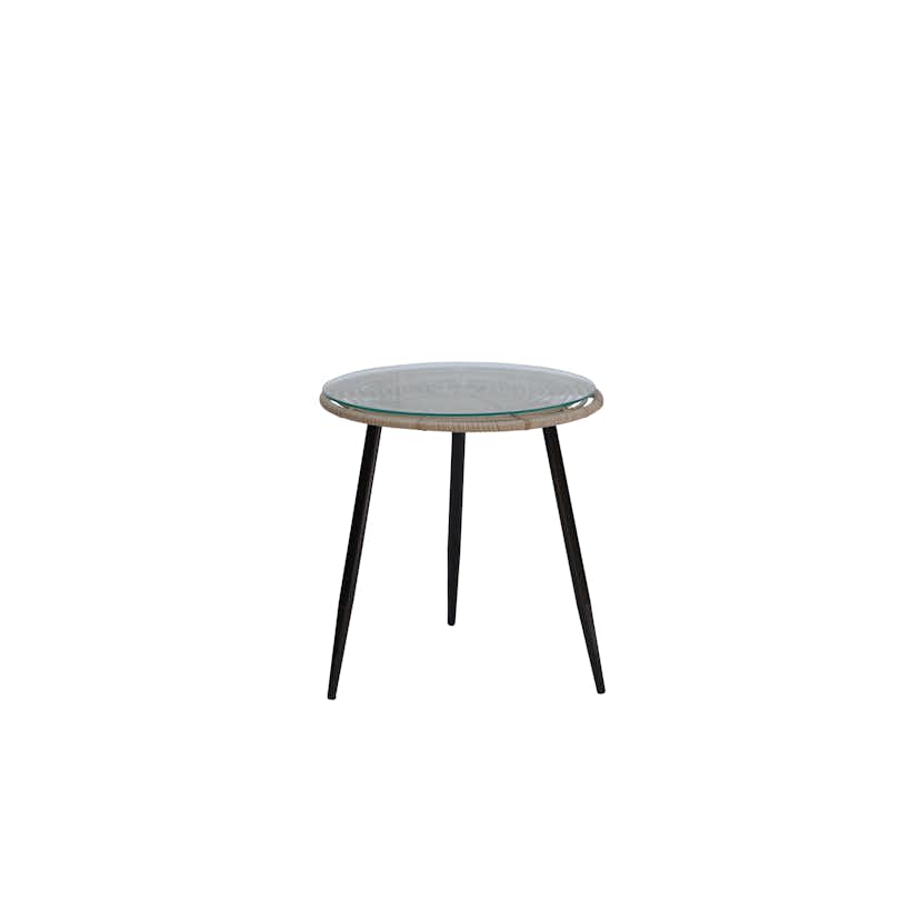 Balkongset Baltic Garden Julia 2 st Fåtöljer med sidobord inkl Dynor