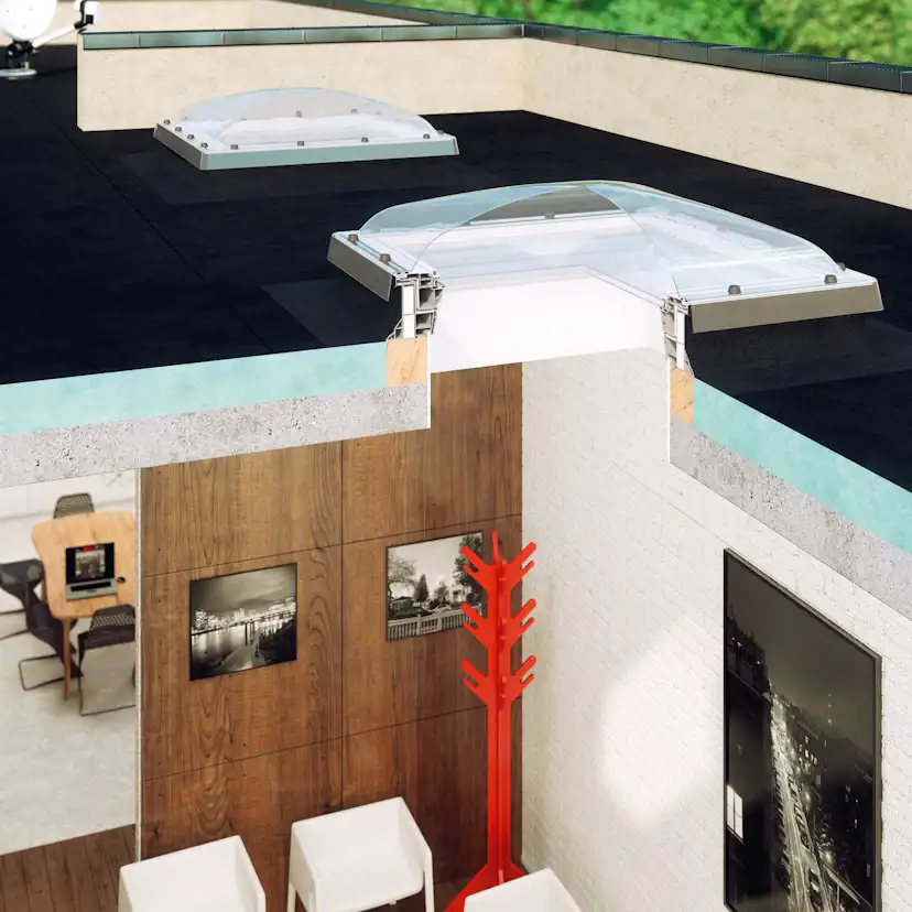 Takfönster Fakro Fast DXC-C P2 Kupol Lagerfört