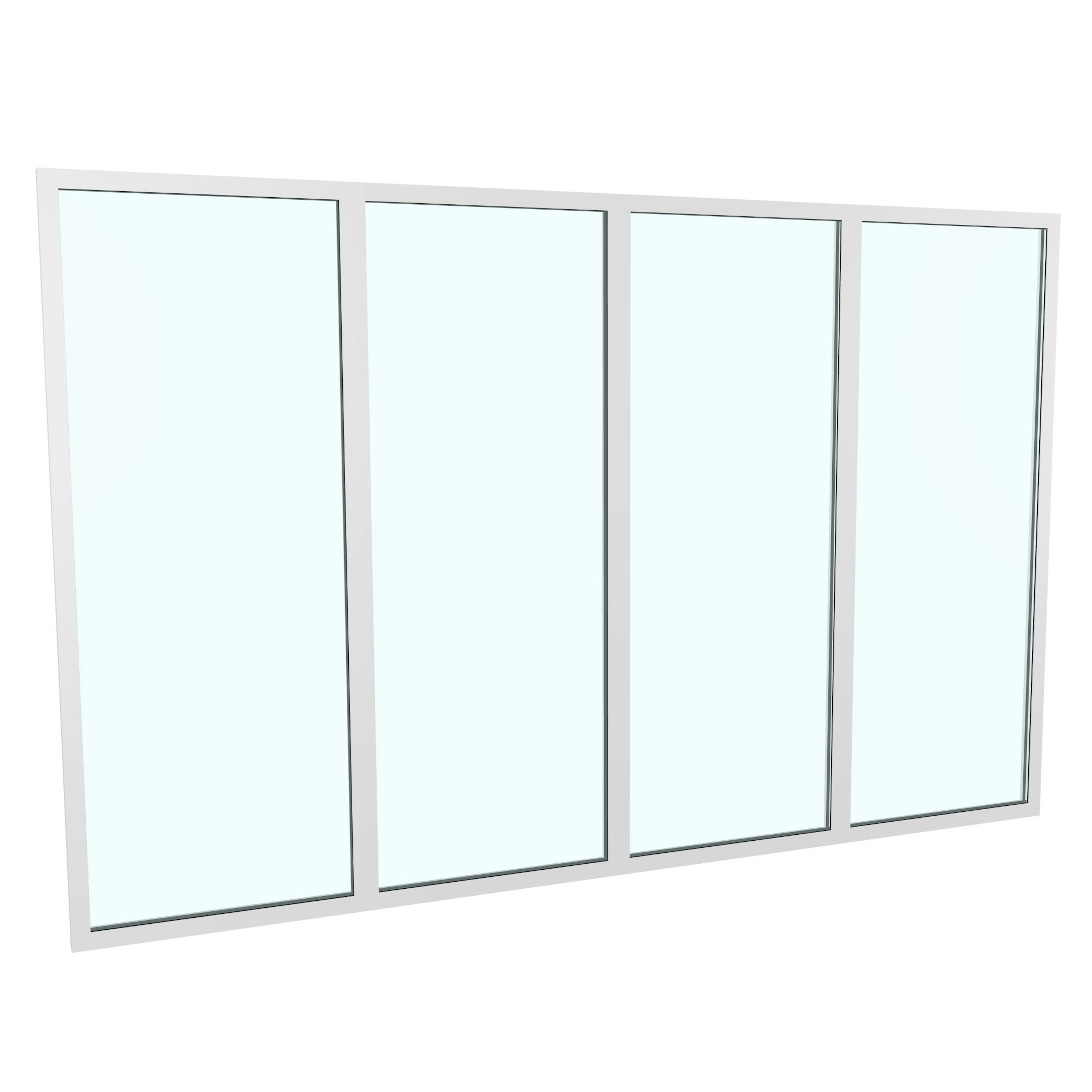 Fast Väggparti Landskap Robust Vår och höst 4-del