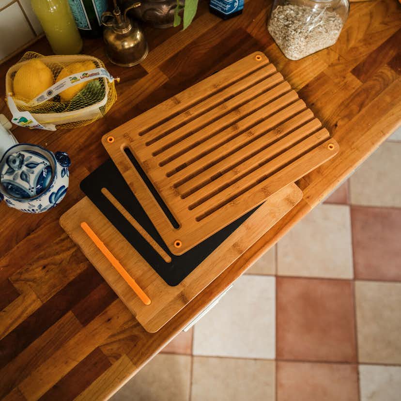 Skärbräda Fiskars Functional Form Bambu 3 delar