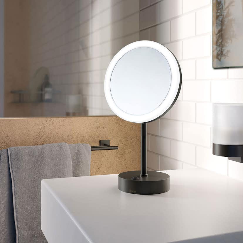 Sminkspegel Smedbo Outline FK484EBP Svart