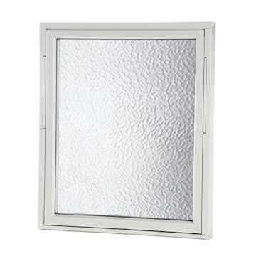 Fönster Allmoge Vridfönster 3-glas Råglas 60x60 Vitmålat Aluminium Lagerfört