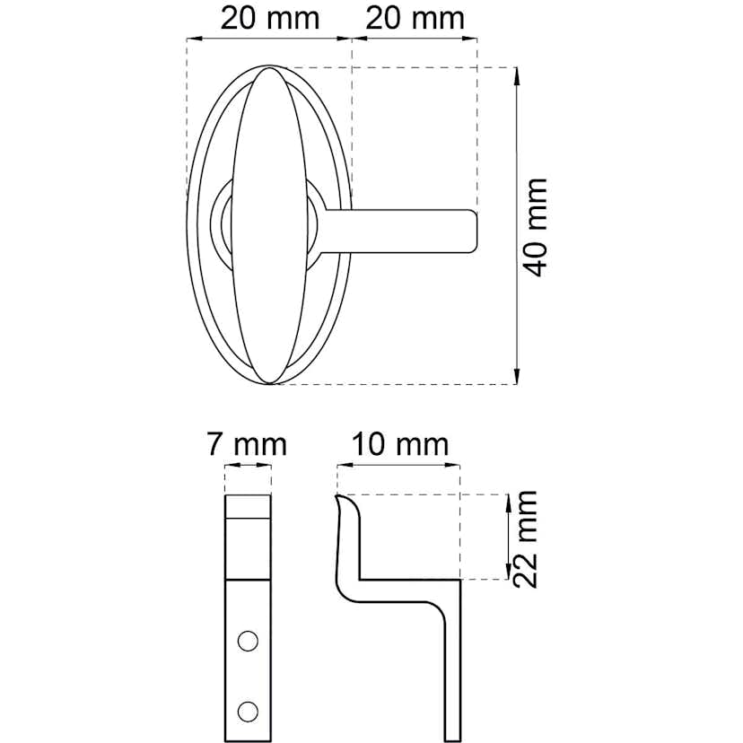 Fönstervred 3 Habo Nickel