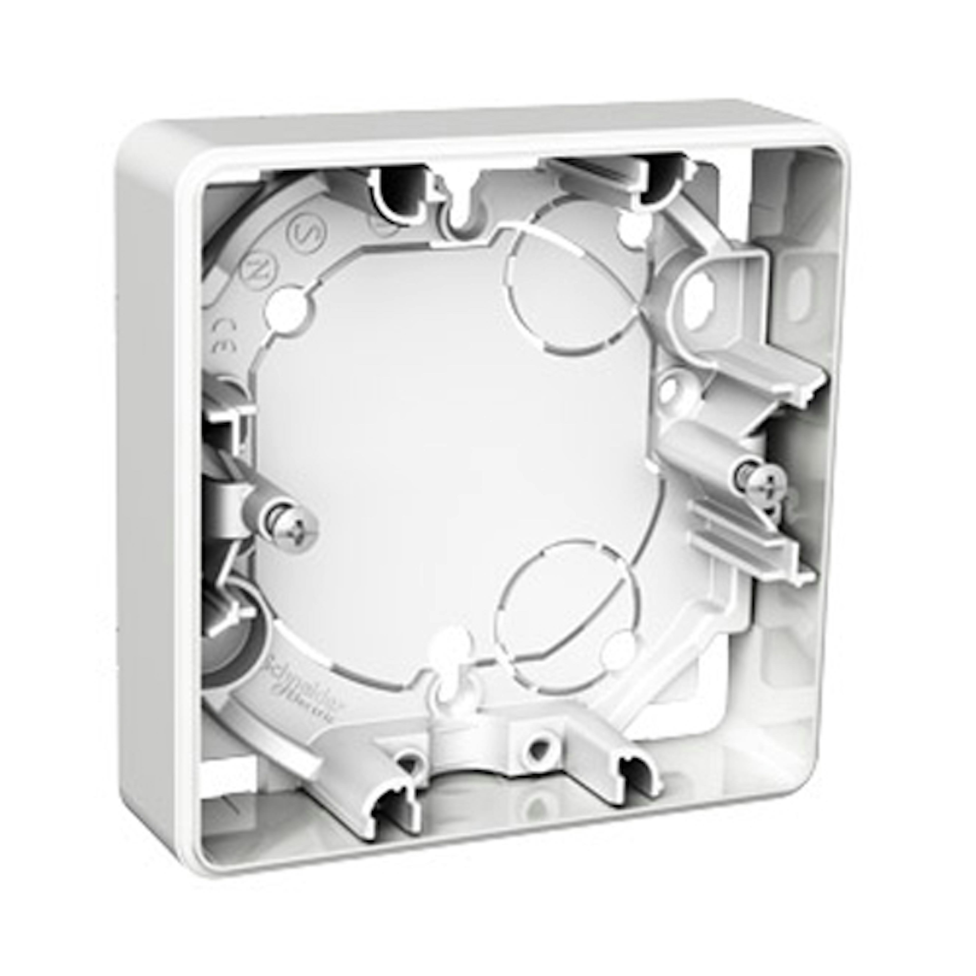 Förhöjningsram Schneider Electric Exxact Vit