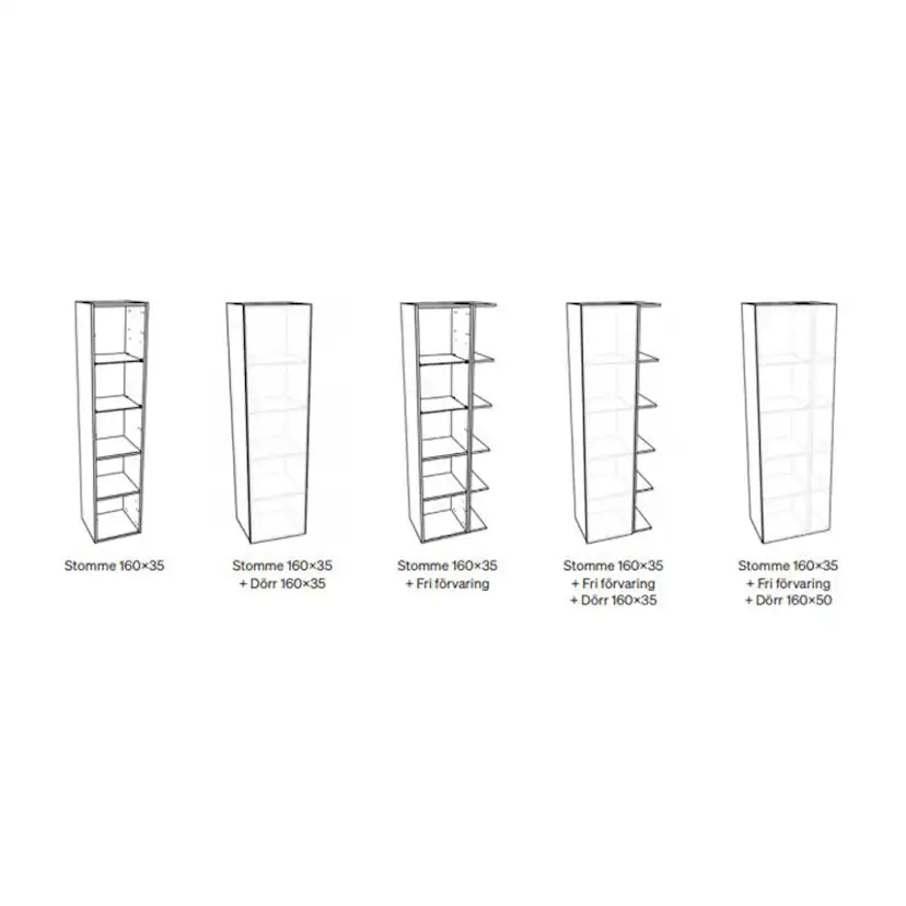 Högskåp Svedbergs Stomme