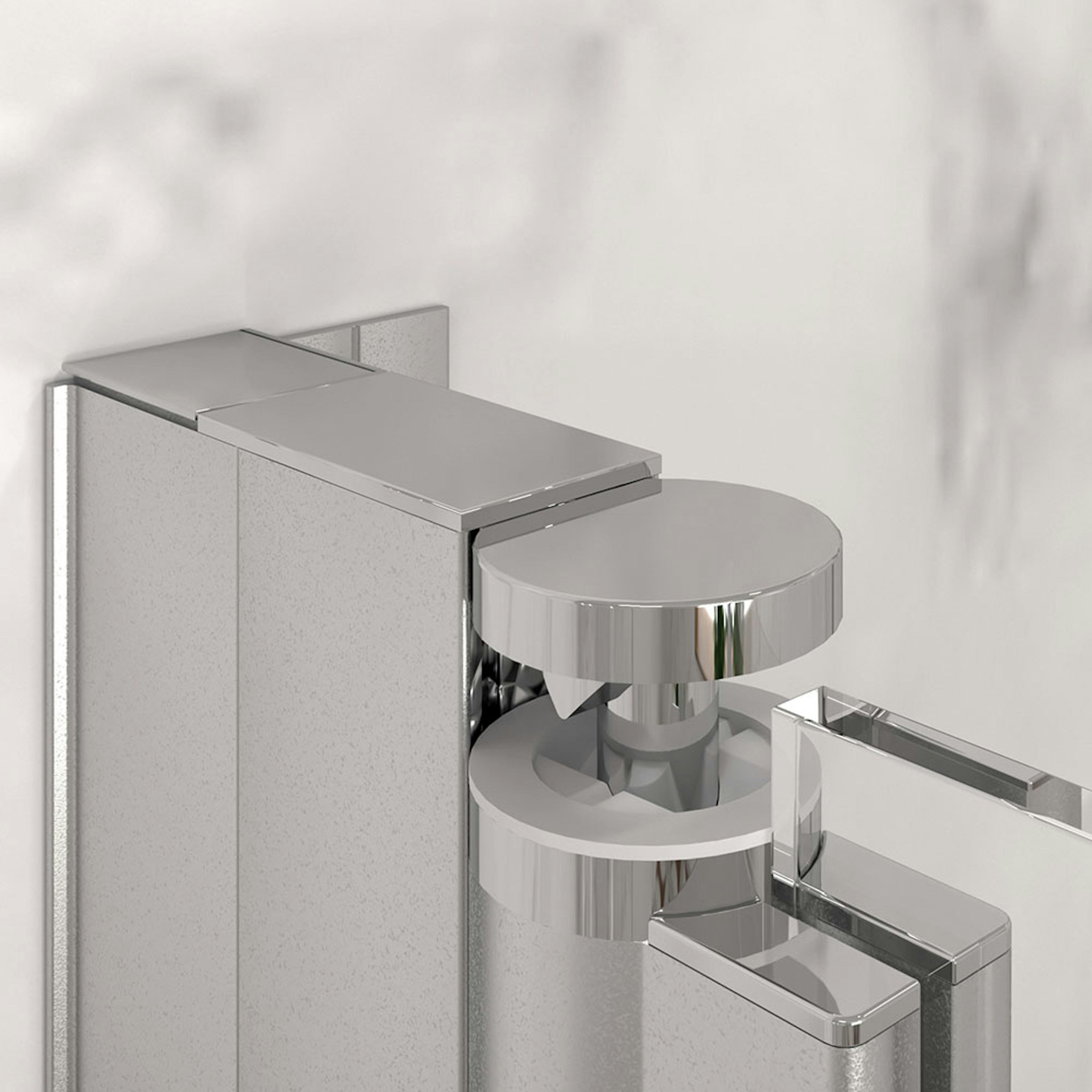 Distansprofil Hietakari för Duschvägg Forma Vändbar/Vikbar Anodiserad Grå