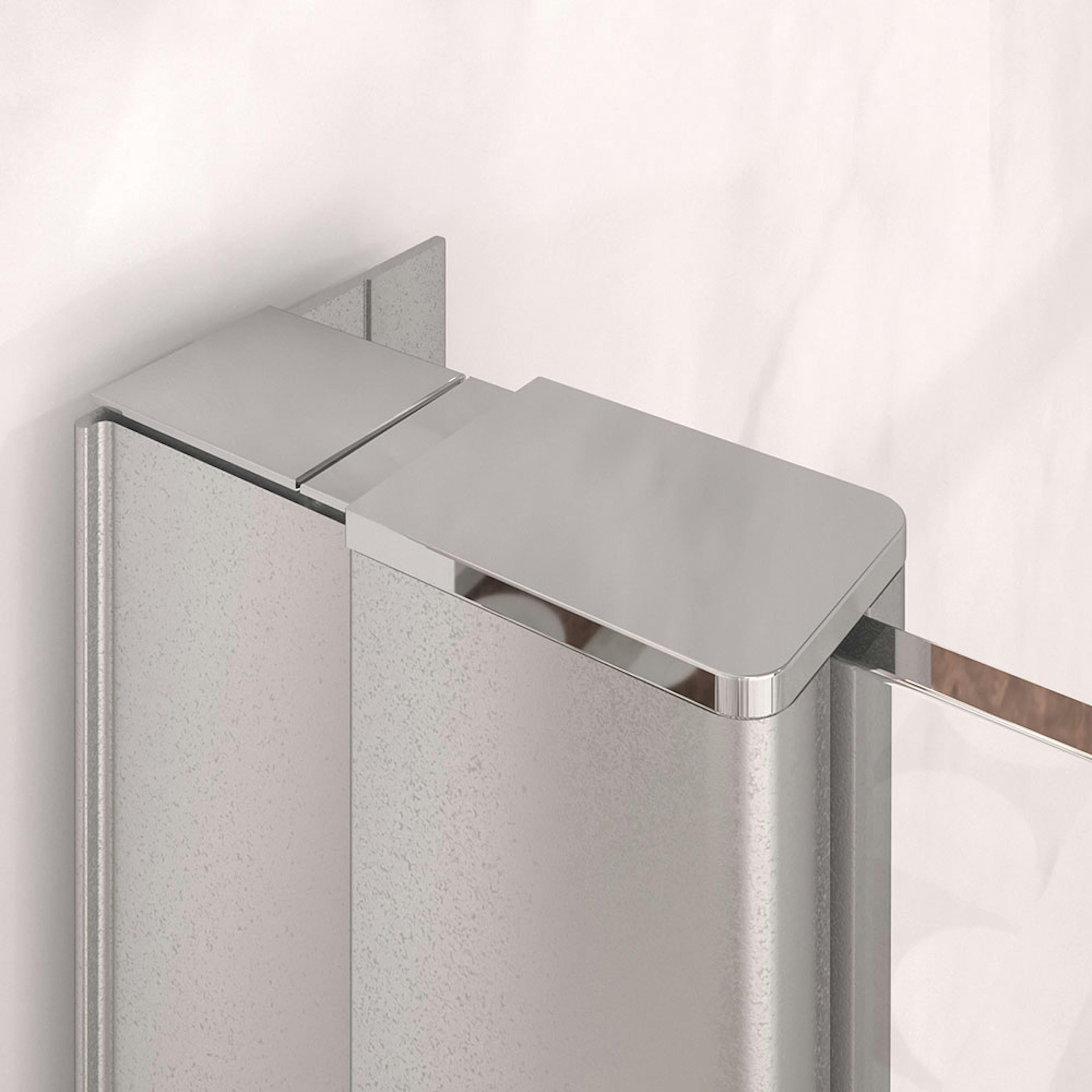 Distansprofil Hietakari för Duschvägg Forma Fast Anodiserad Blank