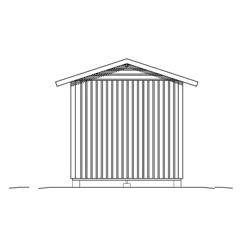 Förråd Jabo Lysekil 10 m² Redskapsbod i Trä