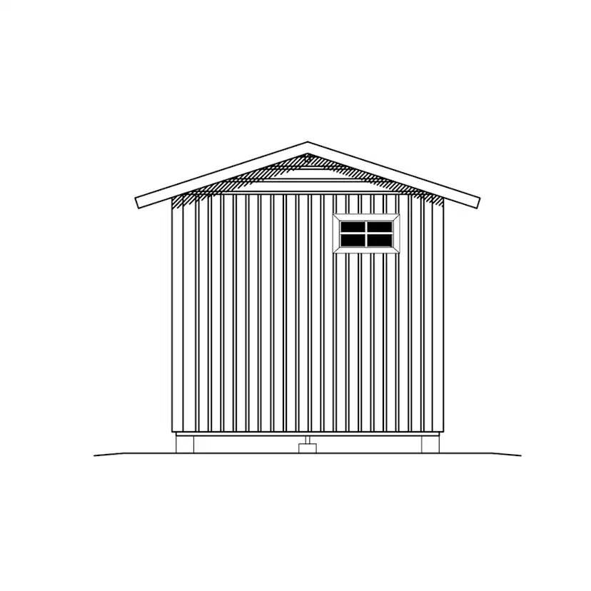 Förråd Jabo Lysekil 10 m² Redskapsbod i Trä