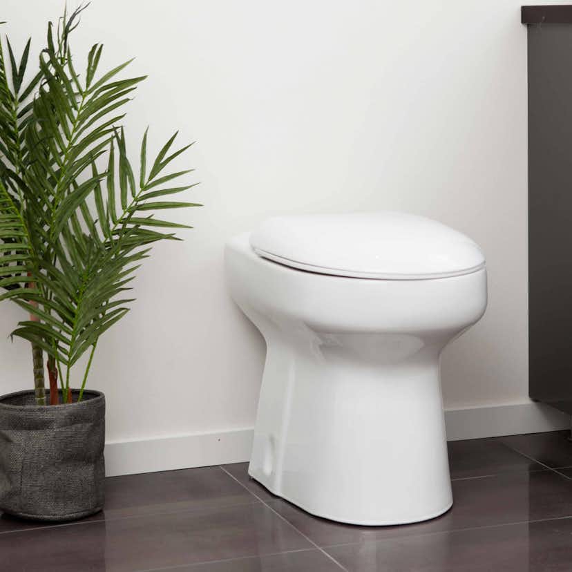 Fritidstoalett Wostman EcoDry Porslin för Fritidshus Paket med Box