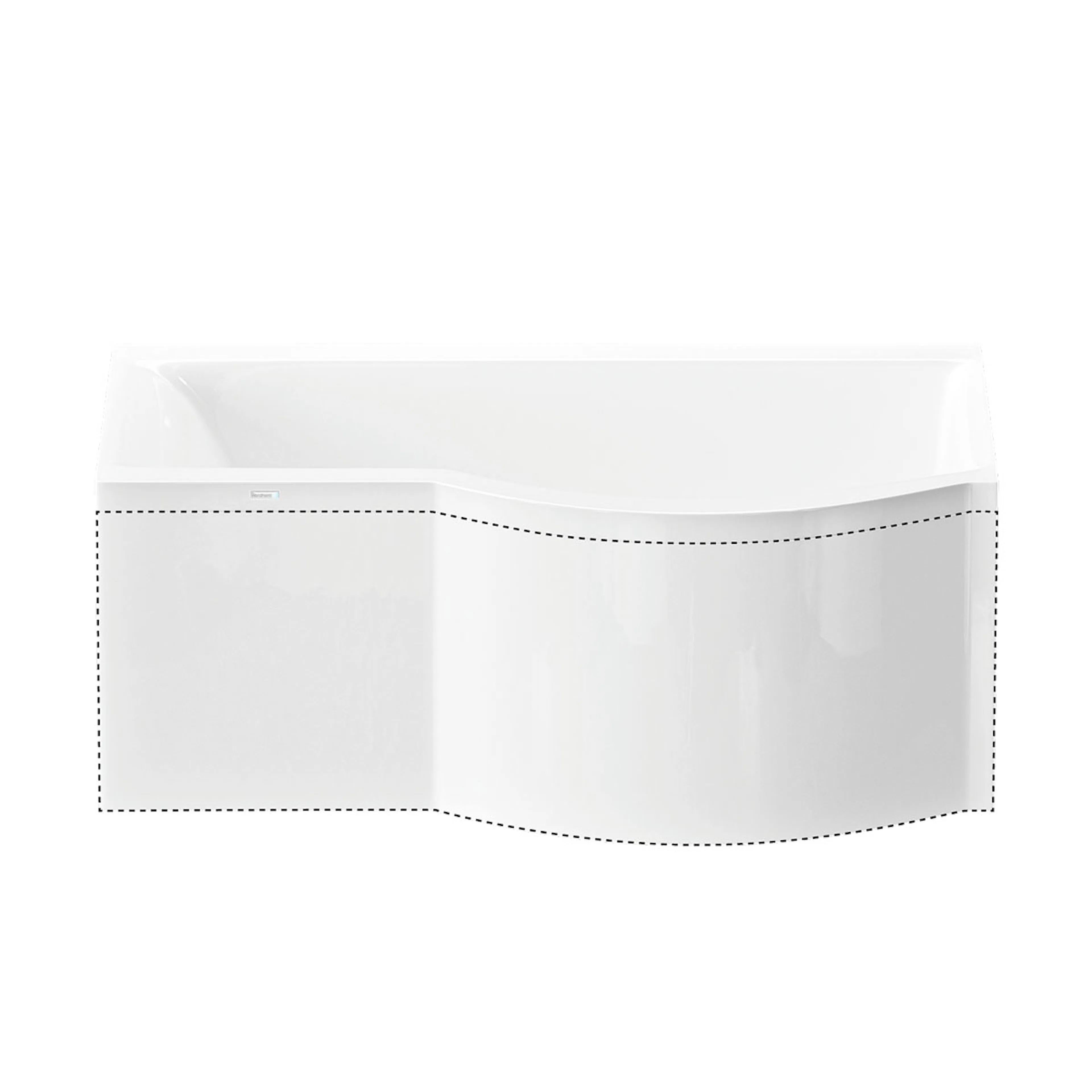 Frontpanel Nordhem till Badkar Solvik