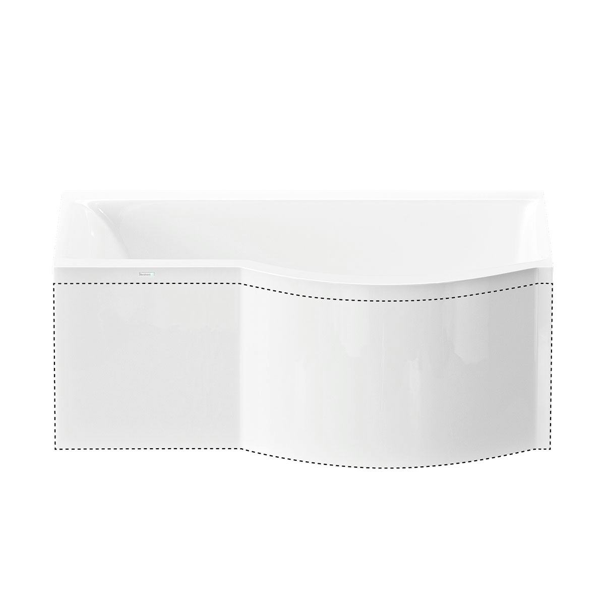 Frontpanel Nordhem till Badkar Solvik