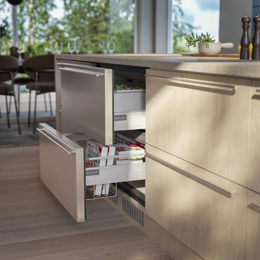 Fryslåda Norcool G1 för Montering av Träpanel