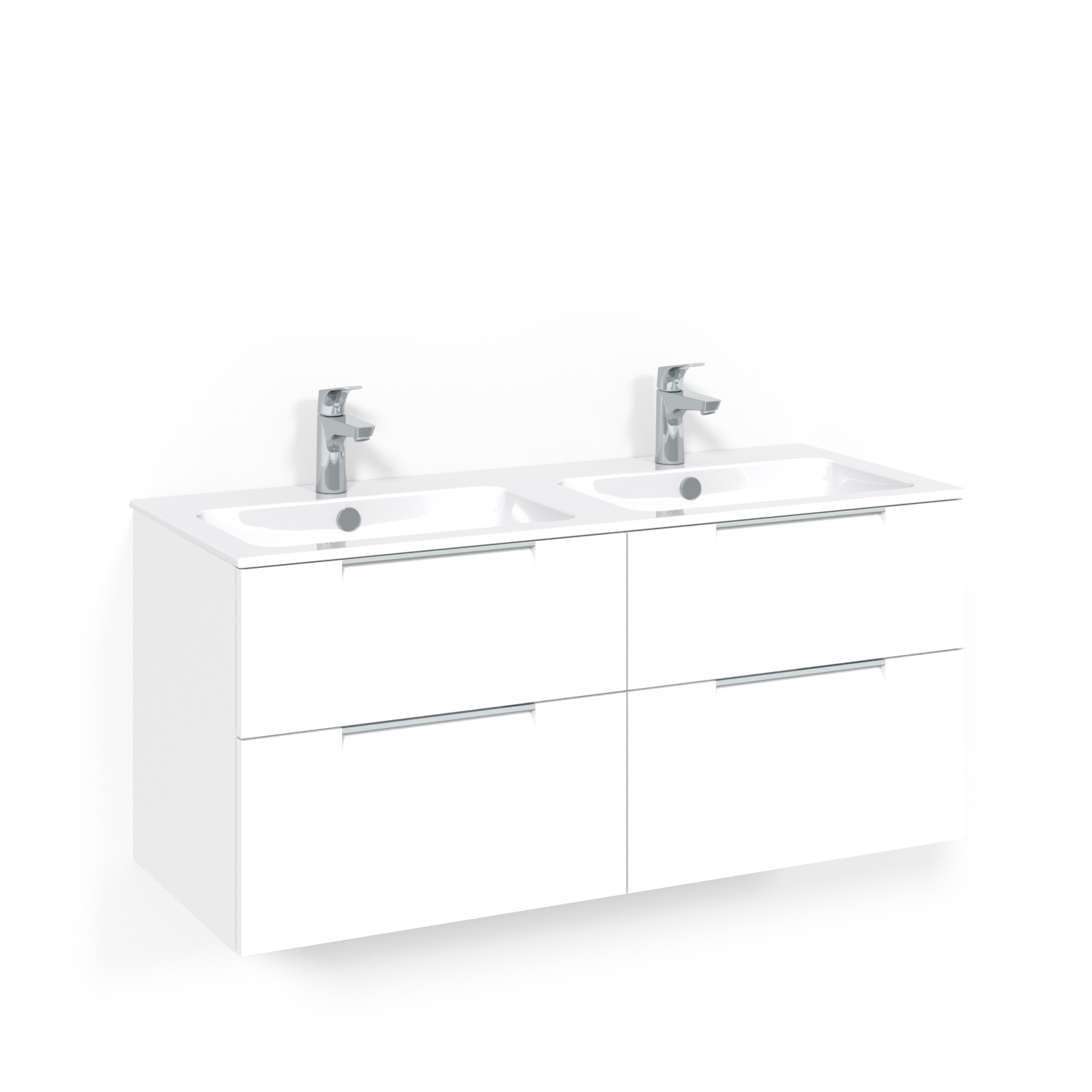 Tvättställsskåp Macro Design Crown Grip med Dubbelt Tvättställ