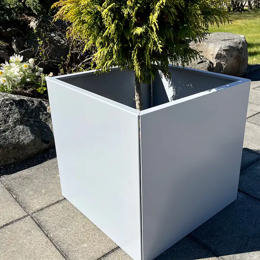 Kruka Recal Lackerad Grå