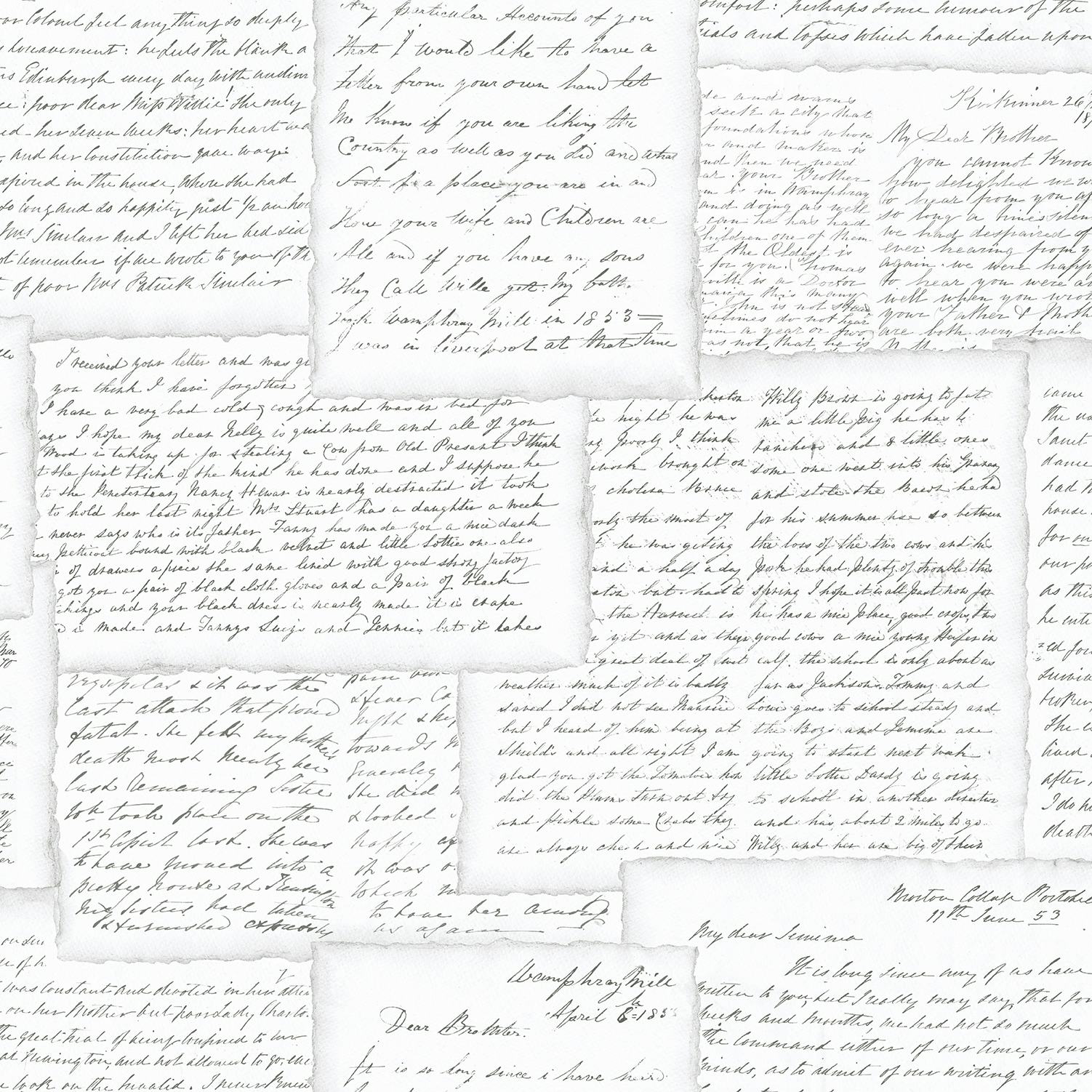 Tapet Galerie Wallcoverings Family Letters G56122