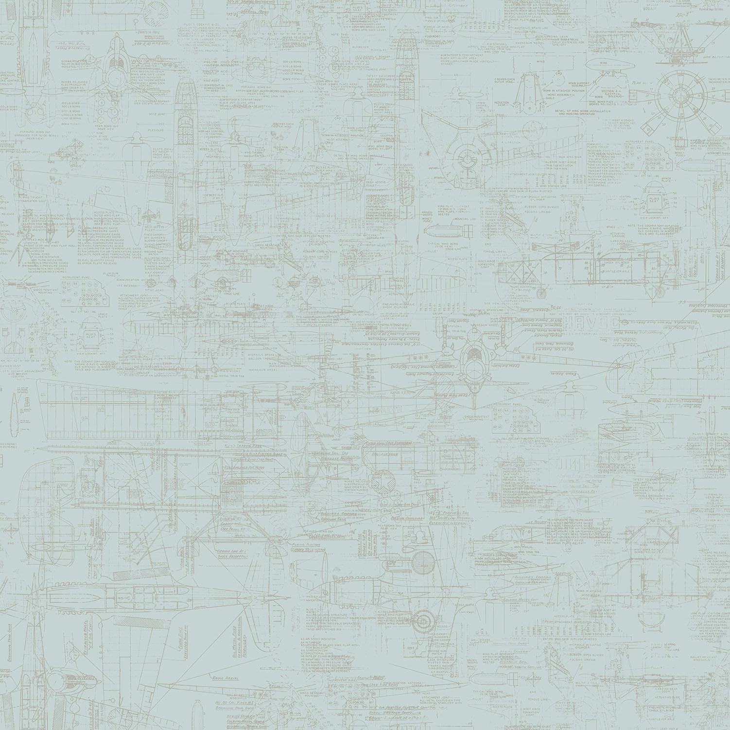 Tapet Galerie Wallcoverings Blueprint G56207