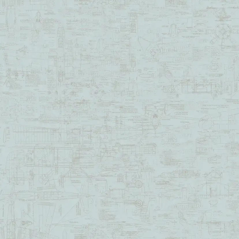 Tapet Galerie Wallcoverings Blueprint G56207