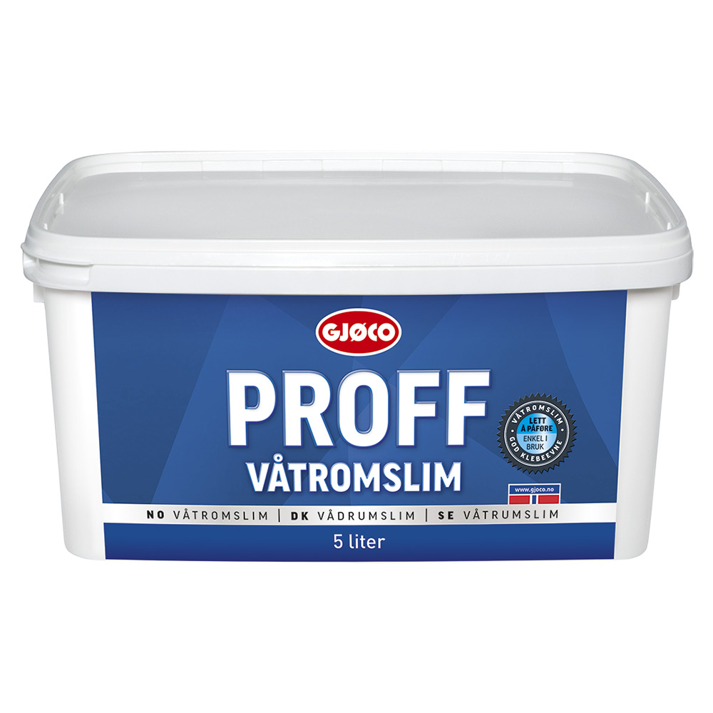 Våtrumslim Gjøco Proff