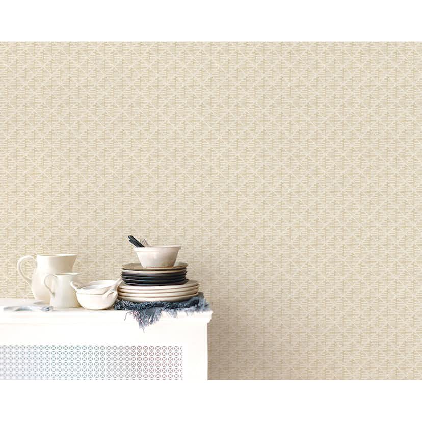 Tapet Galerie Wallcoverings Block Print G78292