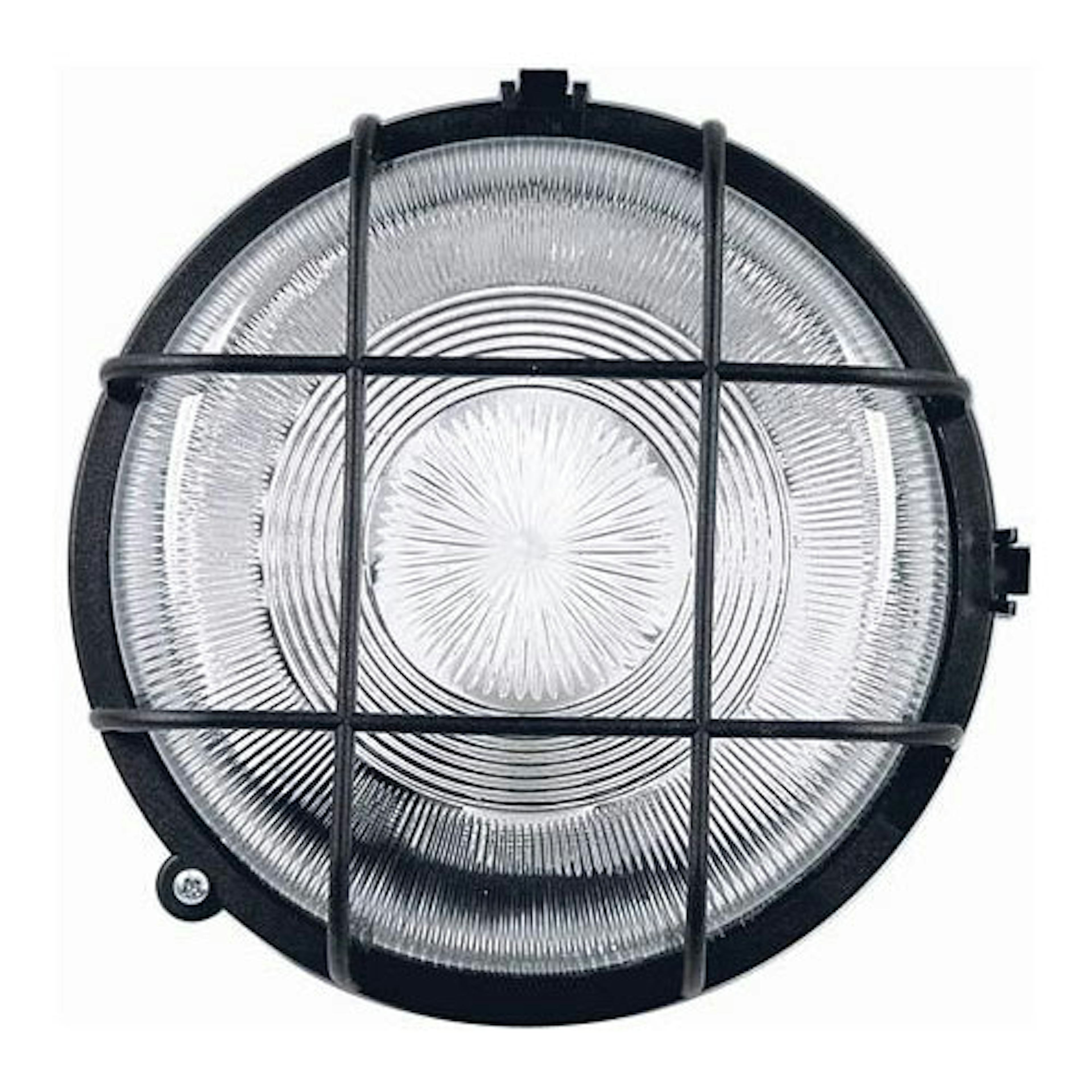 Gallerarmatur Malmbergs Rund Svart 100w