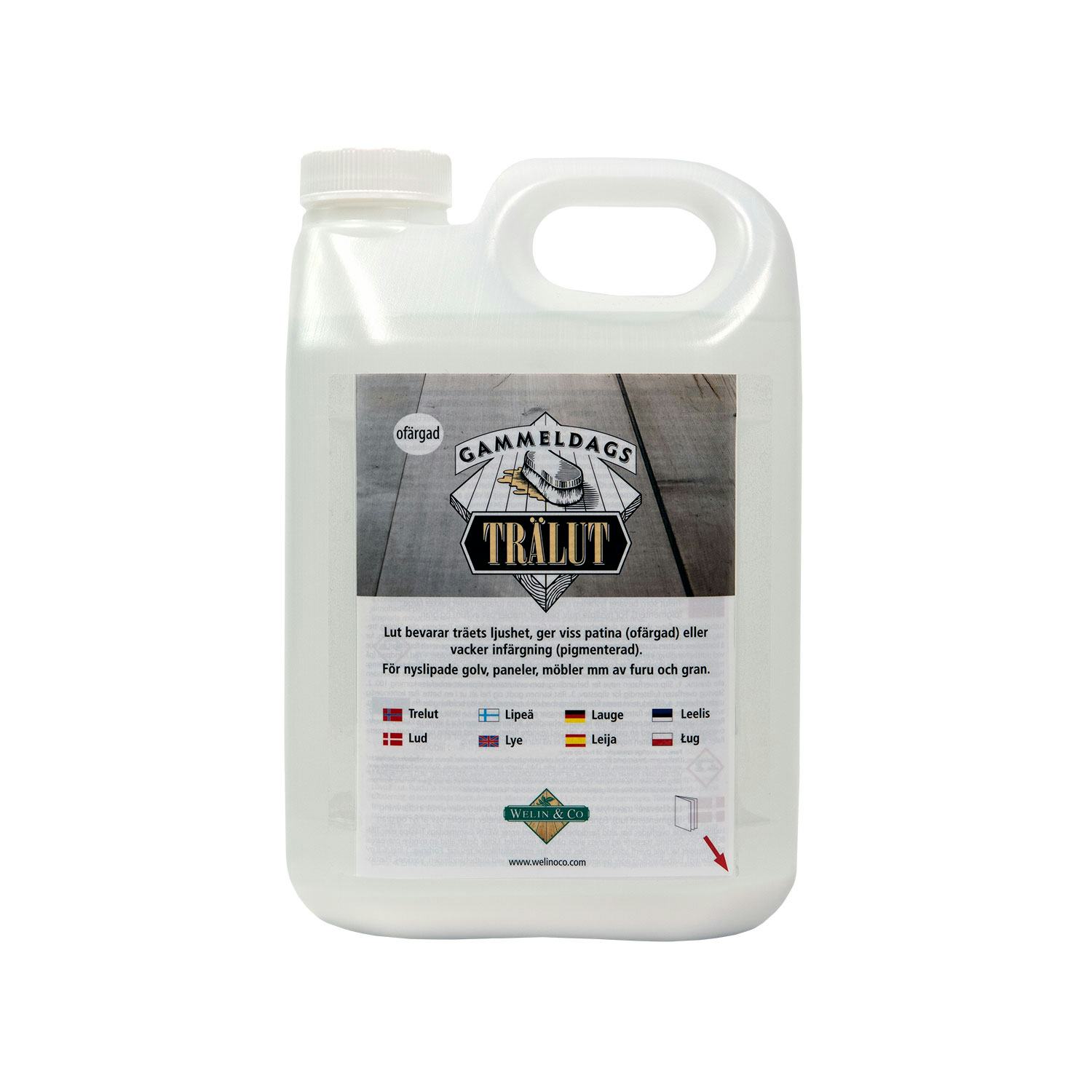 Trälut Gammeldags Ofärgad