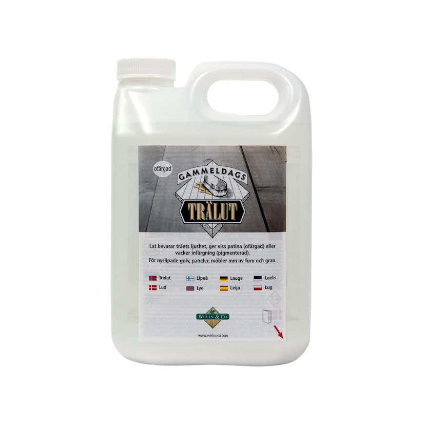 Trälut Gammeldags Ofärgad