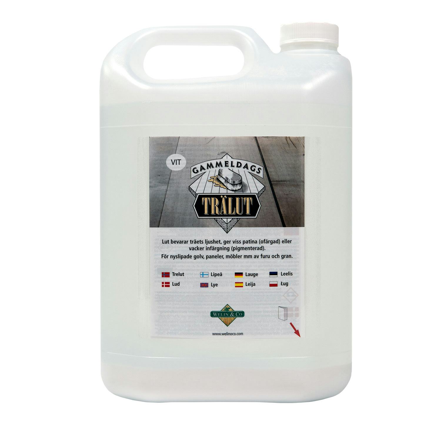 Trälut Gammeldags Vit