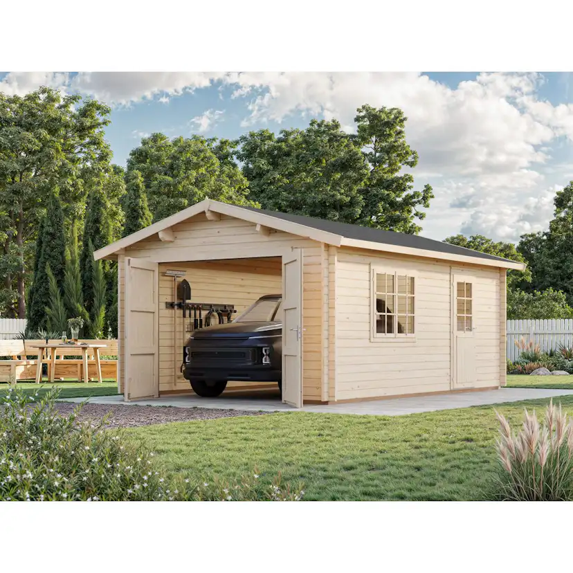 Garage Palmako Roger 19,0 m2 med Dörr