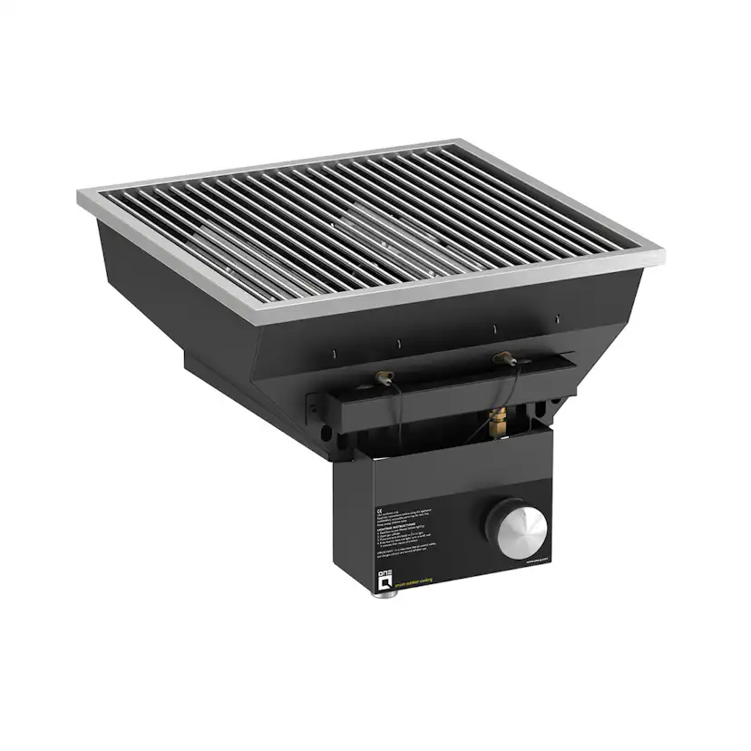 Gasolgrill Jabo Svart 8 kW 40x40cm