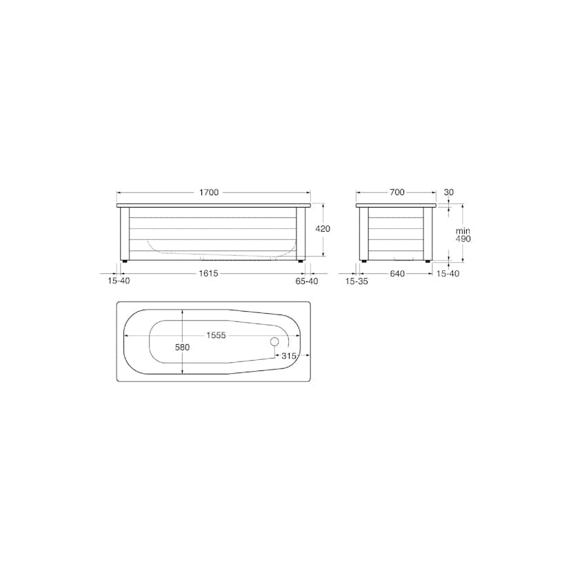 Helfrontstativ Gustavsberg 7417