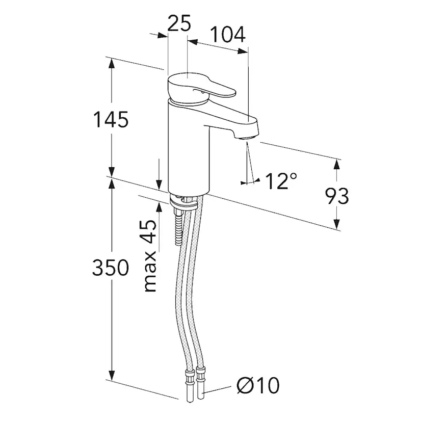 Tvättställsblandare Gustavsberg Nordic3