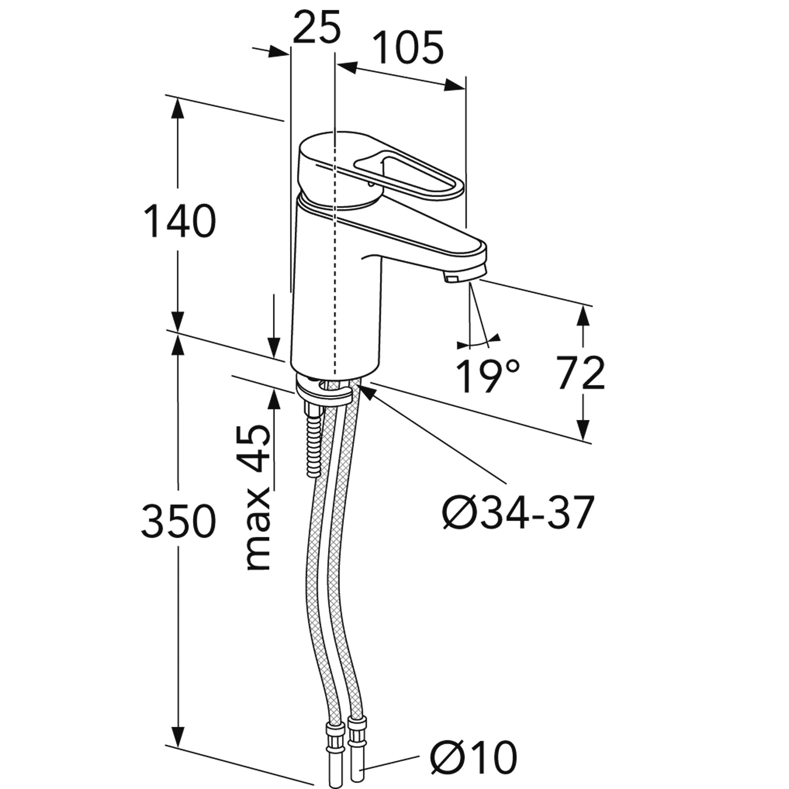 Tvättställsblandare Gustavsberg Nya Nautic