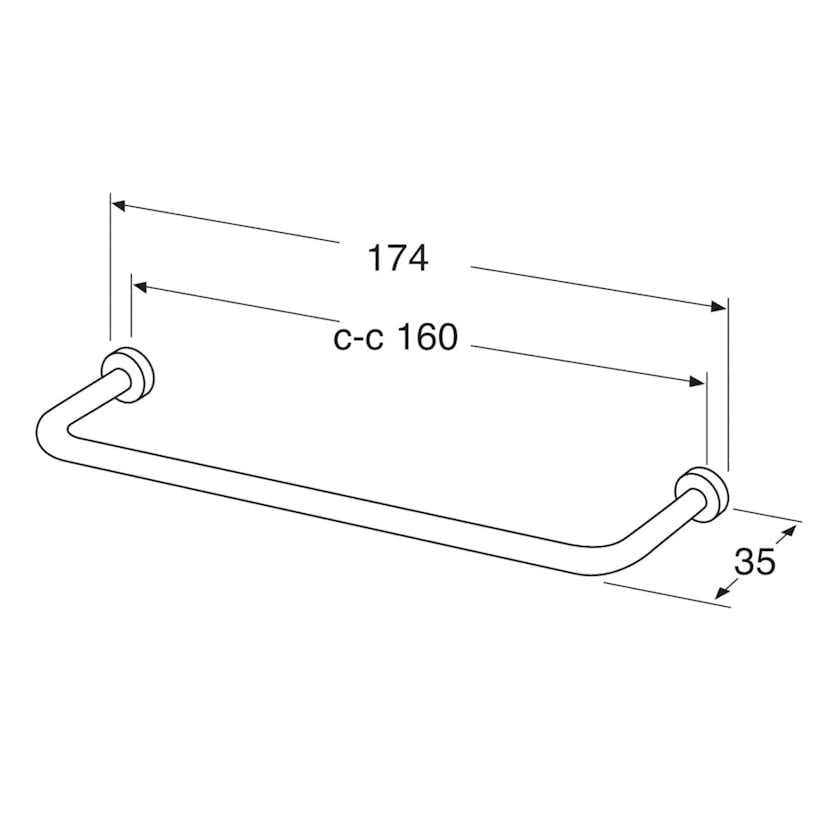 Handtag Gustavsberg H8