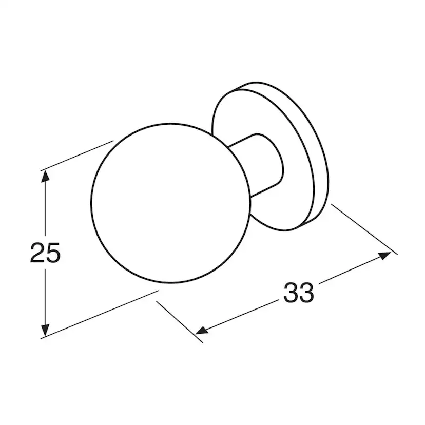 Knopp Gustavsberg K7