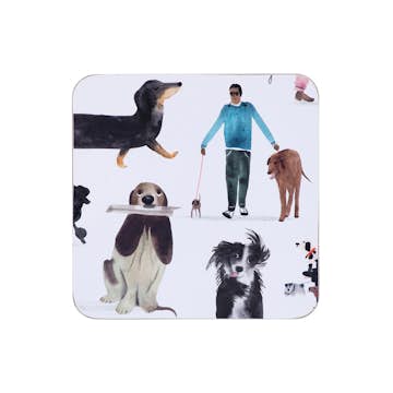 Glasunderlägg Maxwell & Williams Coasters 4-p Dogs