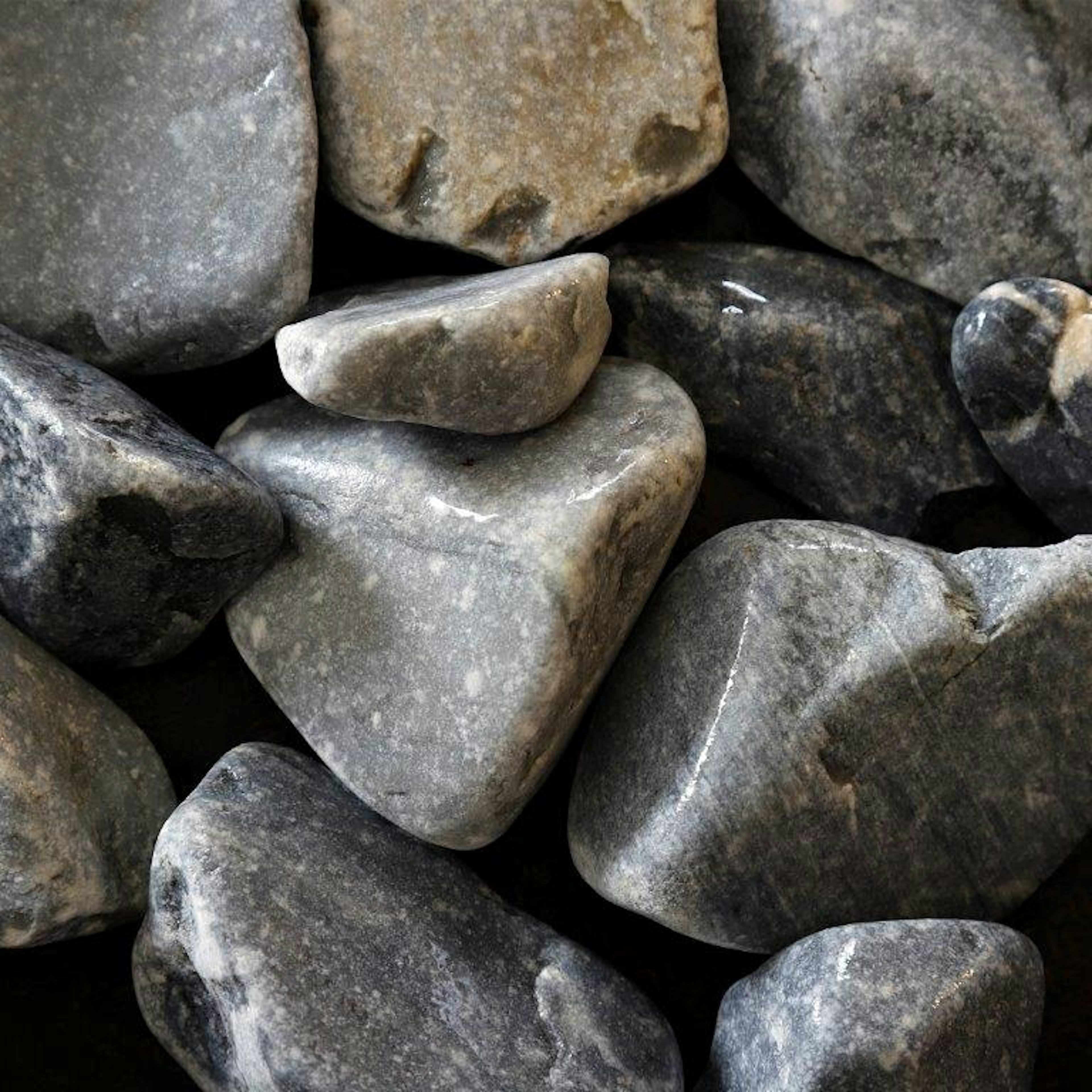 Dekorsten Magrab Krossprodukter Grå Pebbles 30-60 mm, 1000 kg Säck