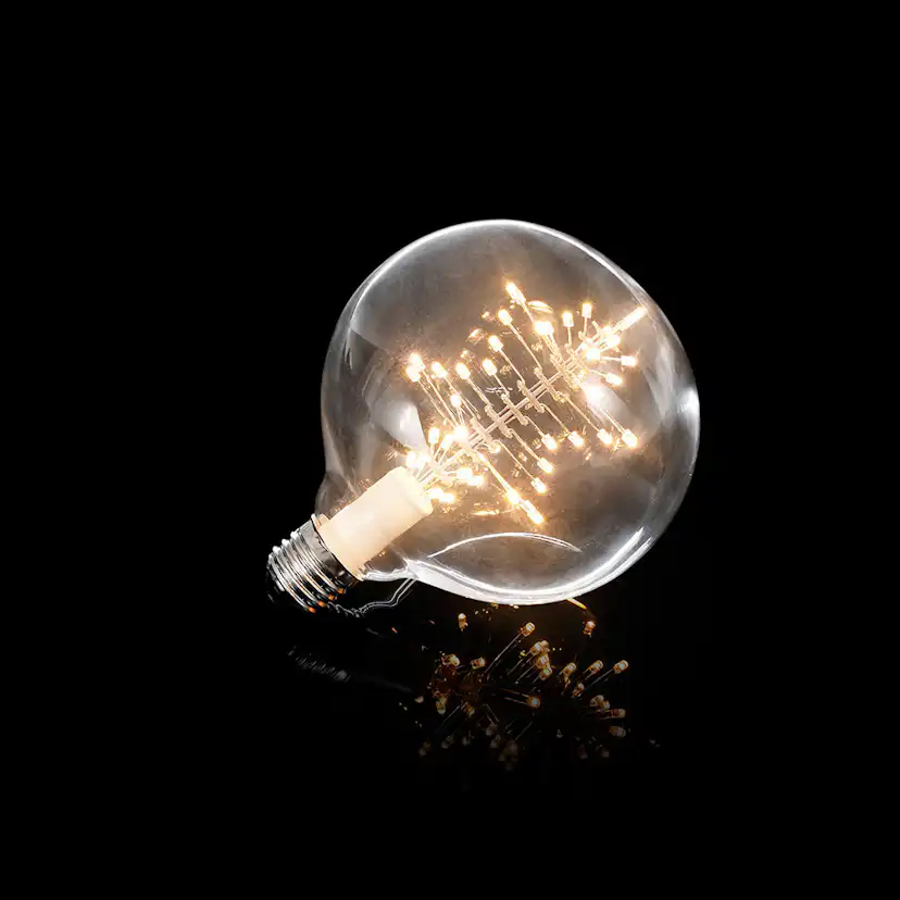 Glödlampa Gnosjö Konstsmide 230V LED E27 2100K Klot Klar 2,2W