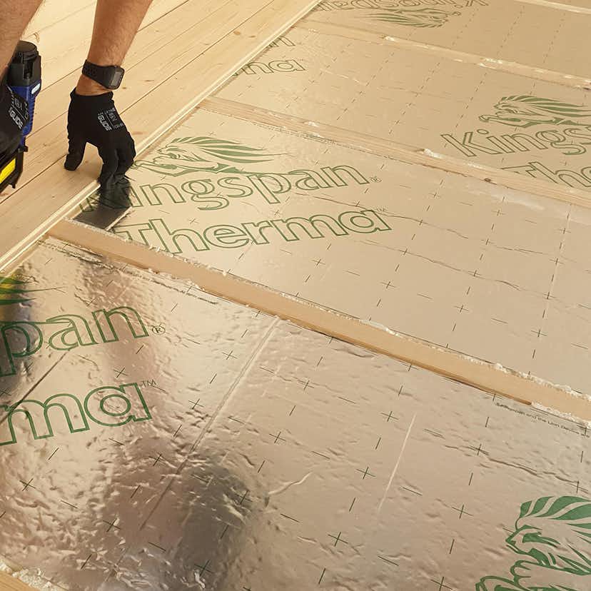 Isoleringspaket Luoman För Golvet 2 Tillval till Stugor & Fritidshus