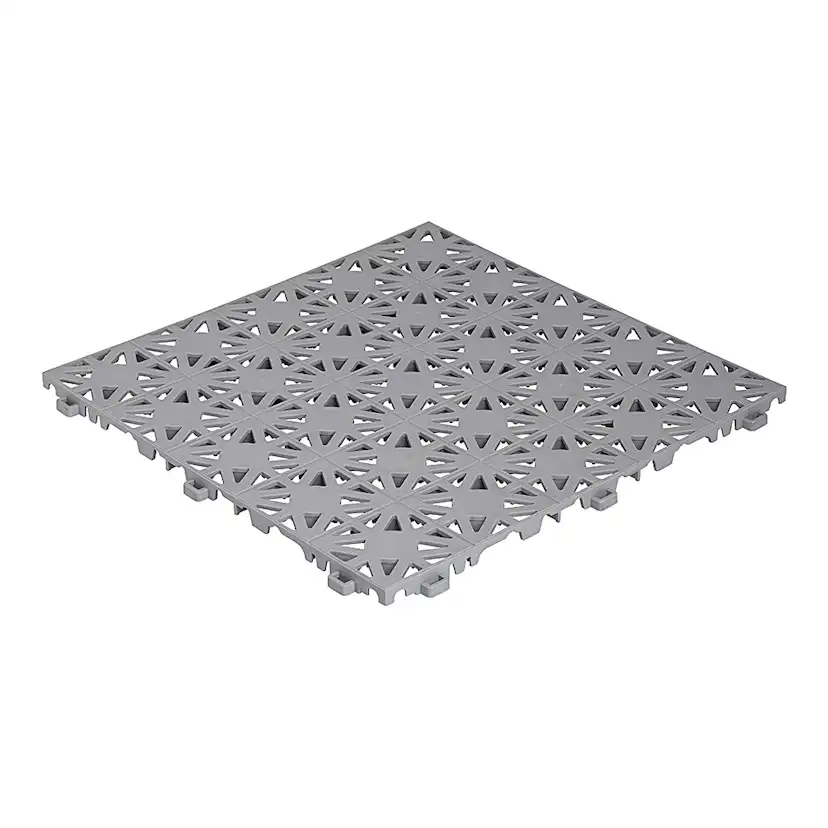 Golvplatta Hestraplattan Hestra Glacier Grey Golvtrall i Plast