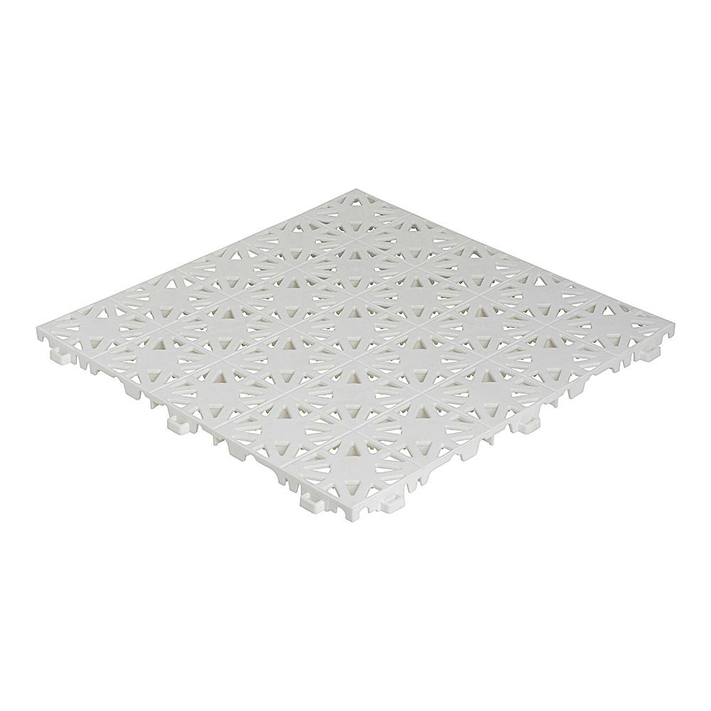 Golvplatta Hestraplattan Hestra Snow White Golvtrall i Plast