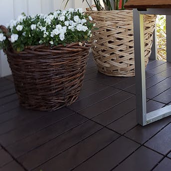 Golvplattor plast balkong Golvplattor plast balkong