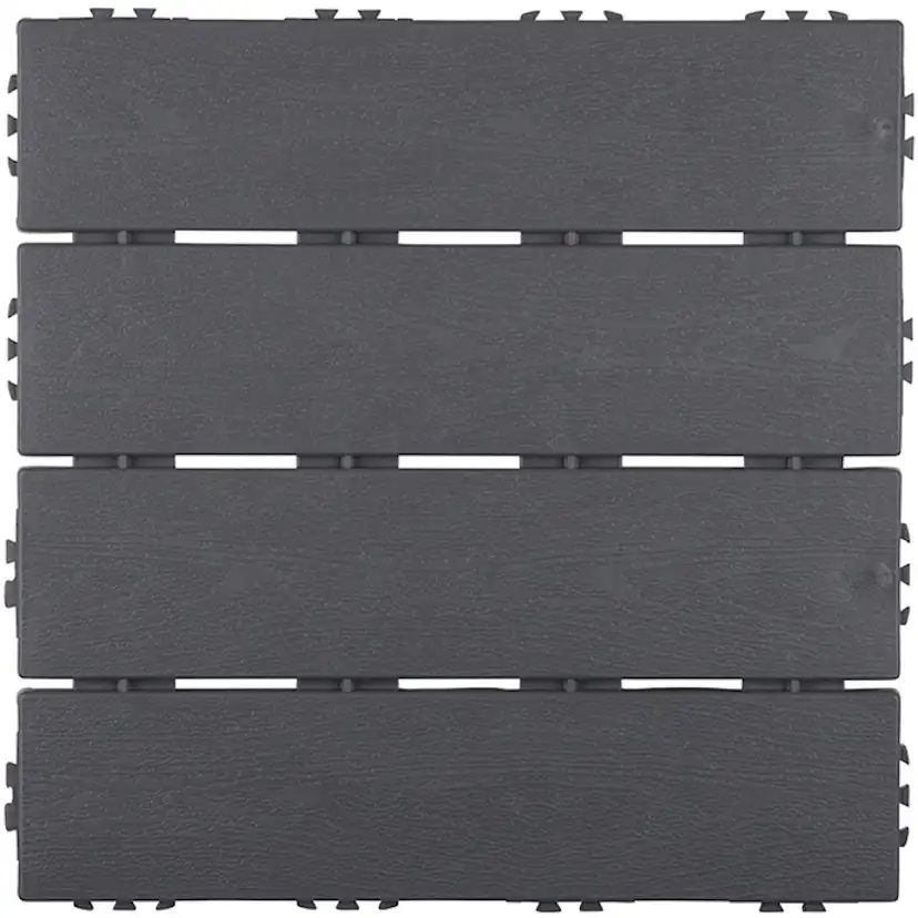 Golvplatta Hestraplattan WoodLook Iron Ore Golvtrall i Plast