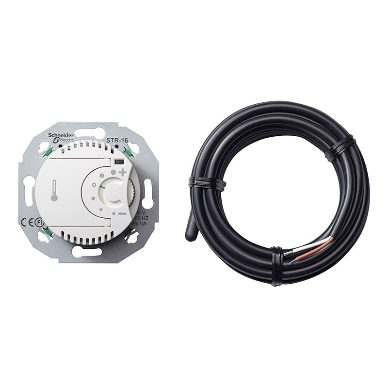 Golvtermostat Schneider Electric Renova Med Givare Infälld