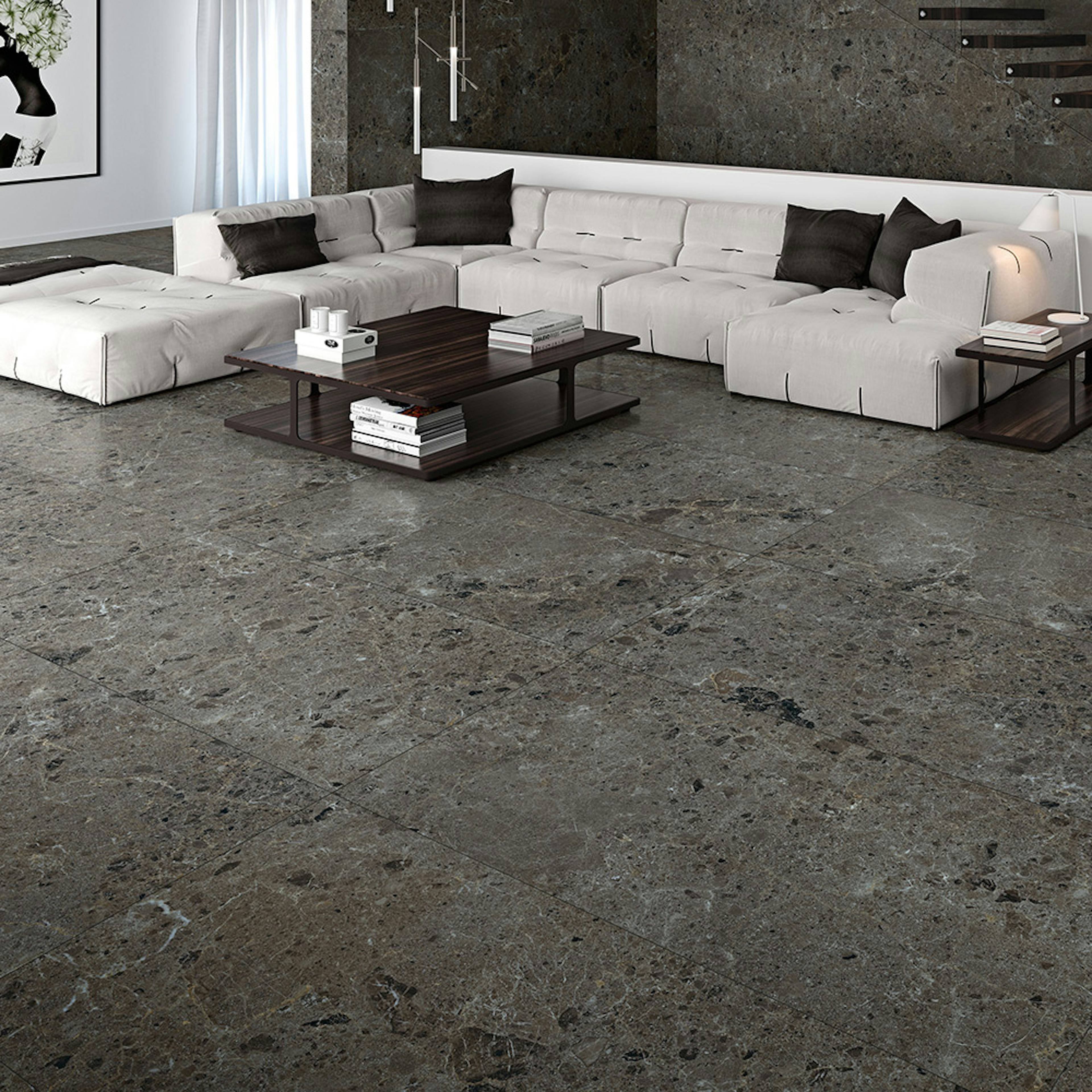 Klinker Tenfors Artic Antracita Marmor Matt 80x160 cm