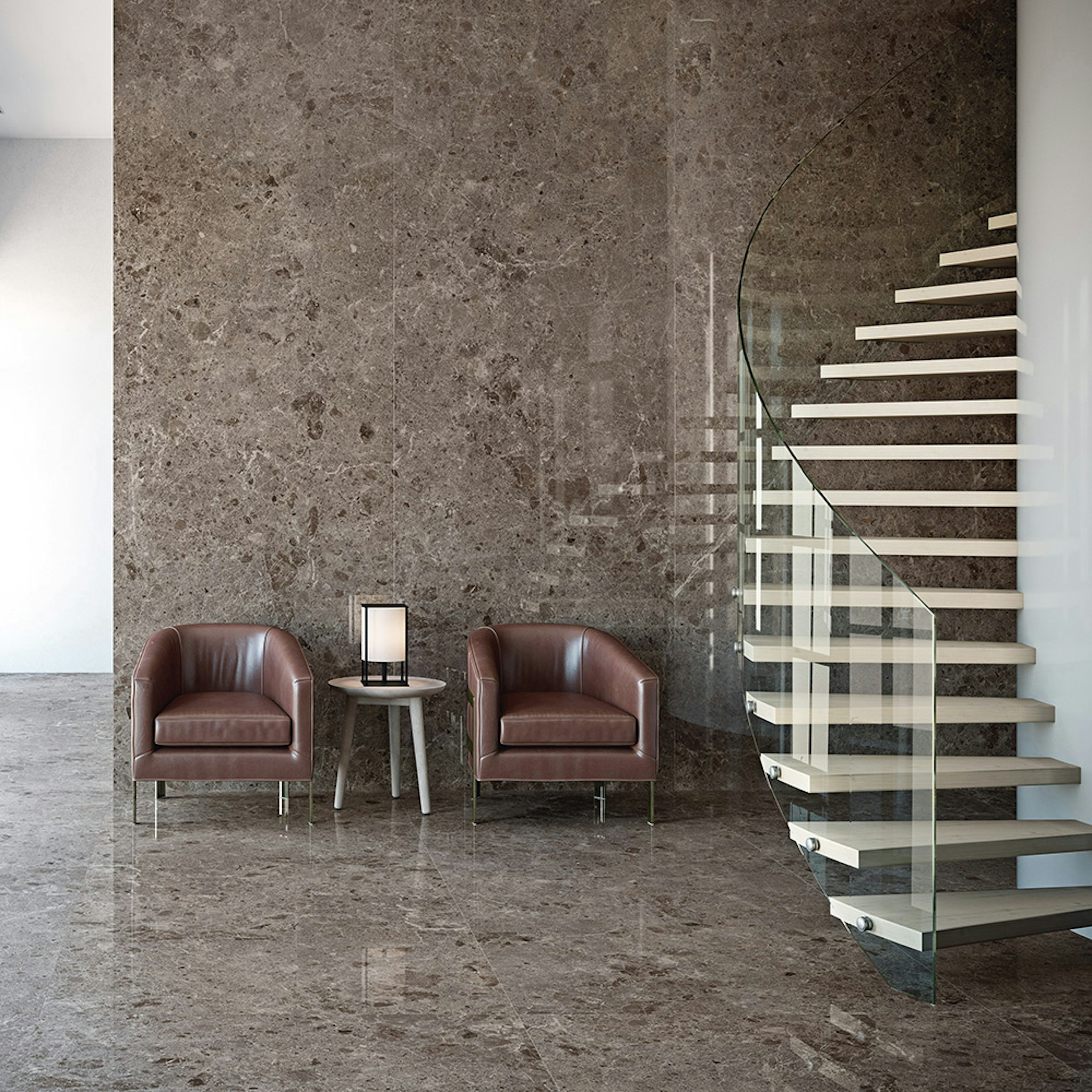 Klinker Tenfors Artic Moka Marmor Blank 59x119 cm