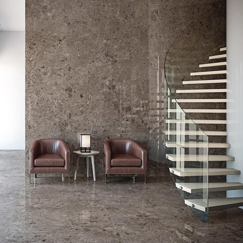 Klinker Tenfors Artic Moka Marmor Blank 59x119 cm