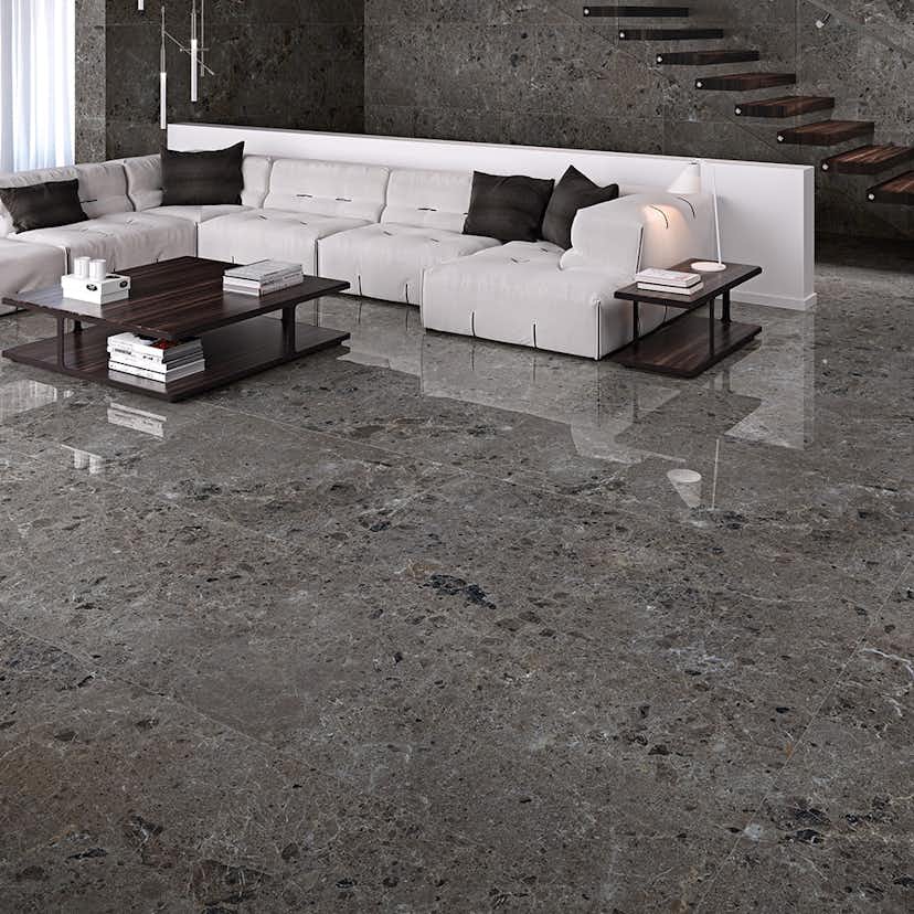 Klinker Tenfors Artic Antracita Marmor Blank 59x119 cm