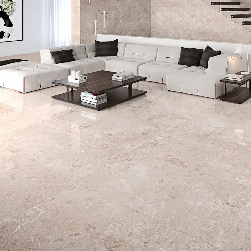 Klinker Tenfors Artic Beige Marmor Blank 59x119 cm